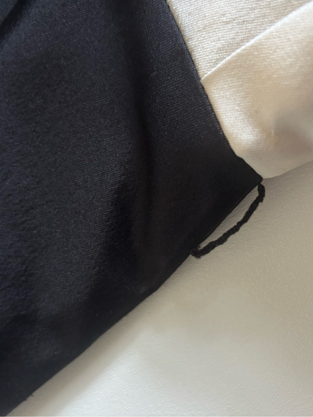 Wayne Clark Classic Evening Old  Hollywood Black and Ivory Dress Size 8 - Picture 10 of 10